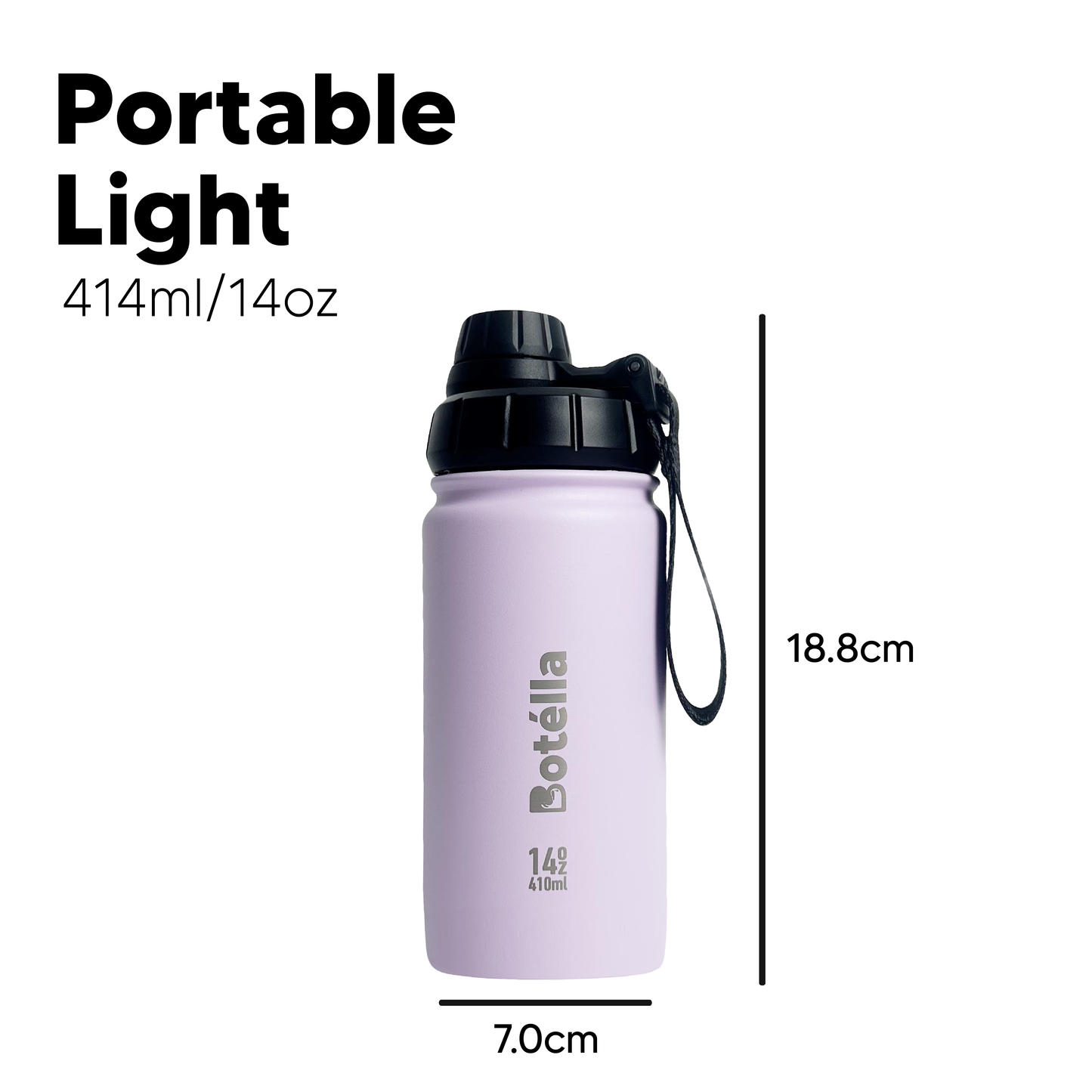 14oz (410ml) Vacuum Flask - Botella