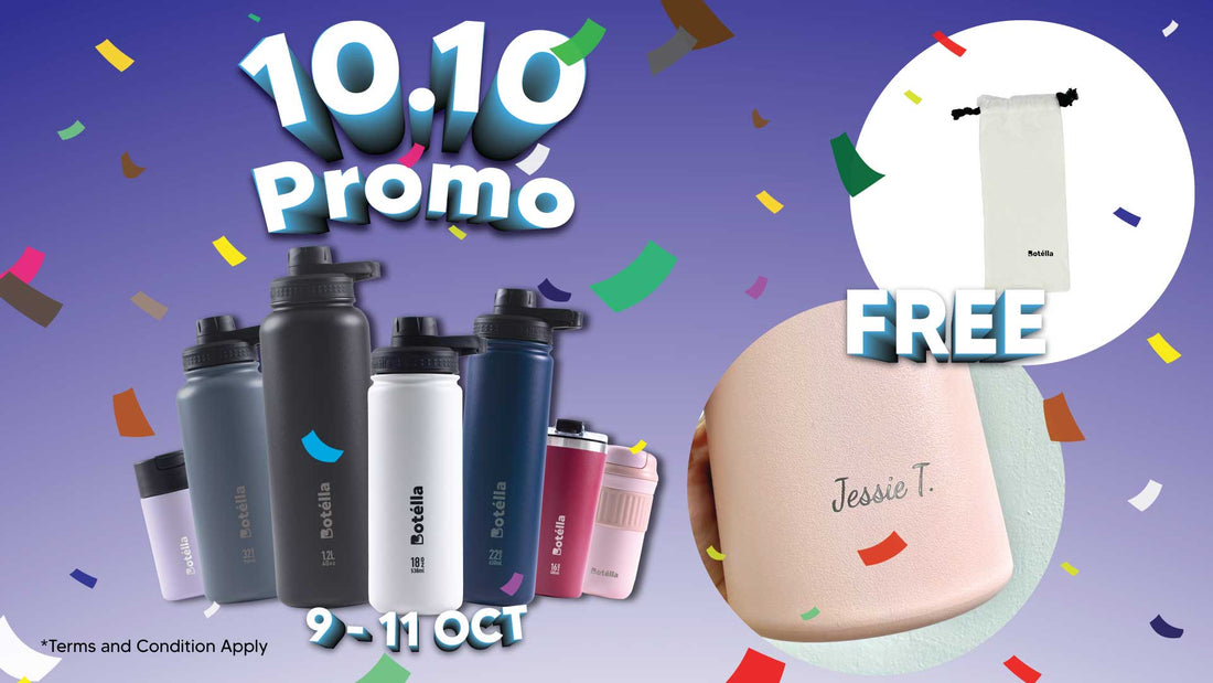10.10 PROMOTION: Personalize Your Purchase and Grab a Free Sack Bag!