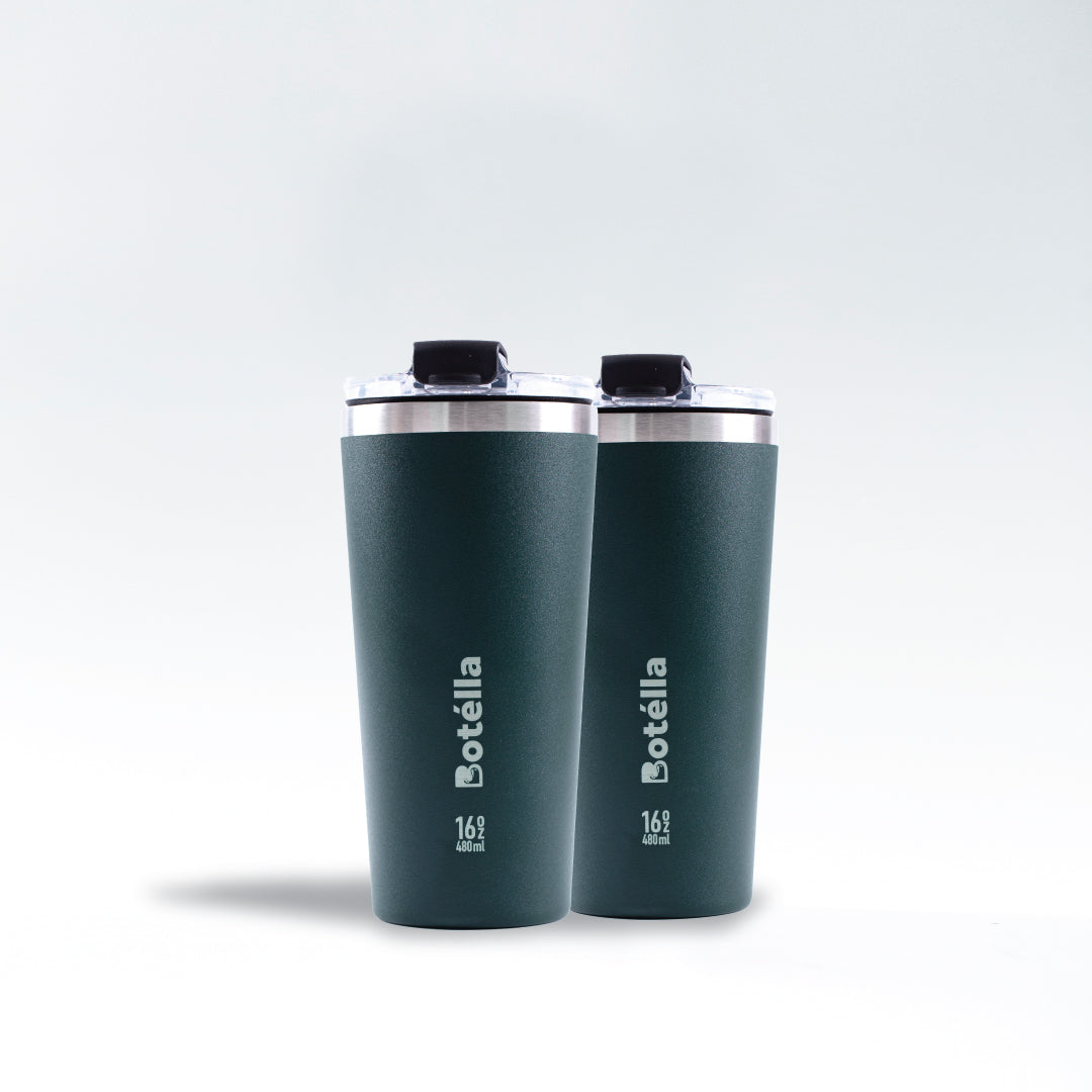 TWIN PACK of 16oz Tumbler (Pine Green)